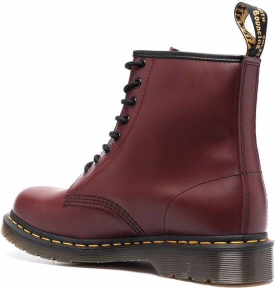 Dr. Martens 1460 leren veterlaarzen Rood