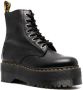 Dr. Martens 1460 Pascal Max laarzen met plateauzool Zwart - Thumbnail 2