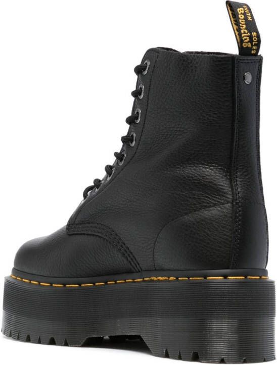 Dr. Martens 1460 Pascal Max leren laarzen Zwart