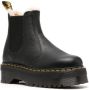 Dr. Martens 2976 Quad enkellaarzen met plateauzool Zwart - Thumbnail 2