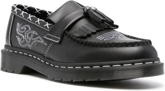 Dr. Martens Adrian leren loafers Zwart