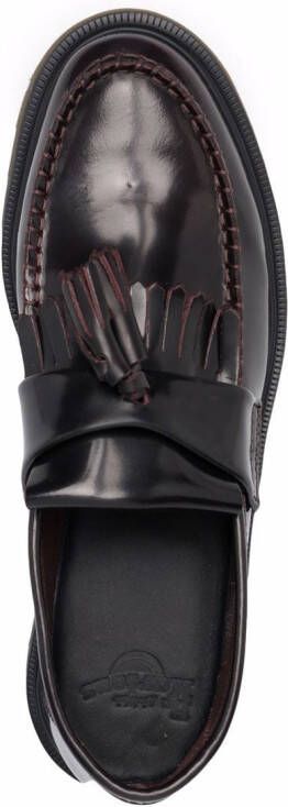 Dr. Martens Adrian loafers met kwastje Rood