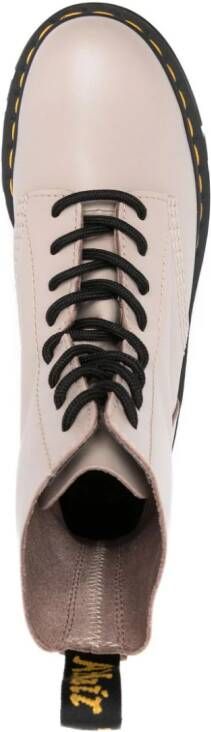 Dr. Martens Audrick 8-Eyeye Lux leren laarzen Beige