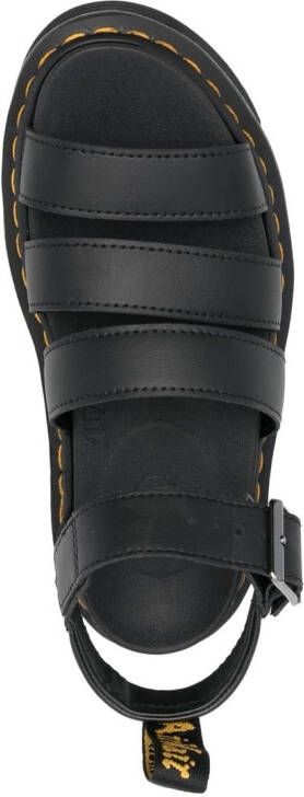 Dr. Martens Blair sandalen met open neus Zwart