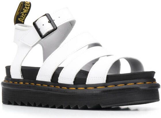 Dr. Martens Blaire Softy sandalen met meerdere bandjes Wit