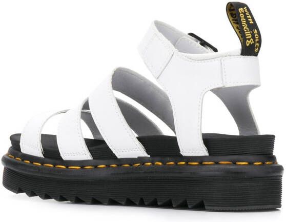 Dr. Martens Blaire Softy sandalen met meerdere bandjes Wit