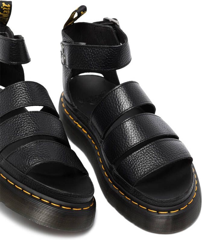 Dr. Martens Clarissa II sandalen met plateauzool Zwart