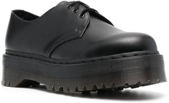 Dr. Martens Derby schoenen van imitatieleer Zwart