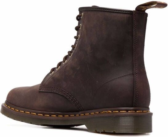 Dr. Martens Enkellaarzen met veters Bruin