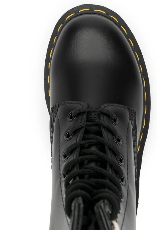Dr. Martens Enkellaarzen met veters Zwart