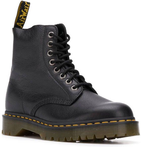 Dr. Martens Enkellaarzen met veters Zwart