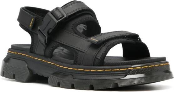 Dr. Martens Forster Poly sandalen Zwart