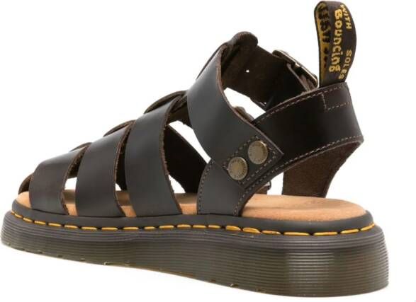 Dr. Martens Garin leren sandalen Bruin