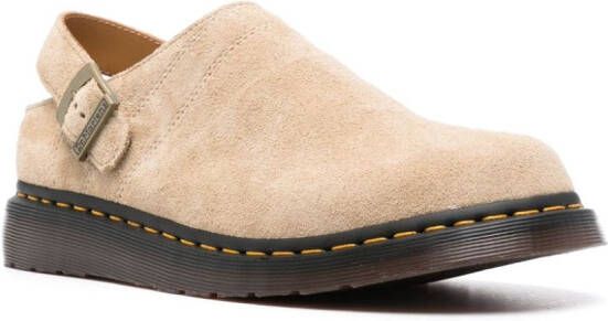 Dr. Martens Isham suède muiltjes Beige