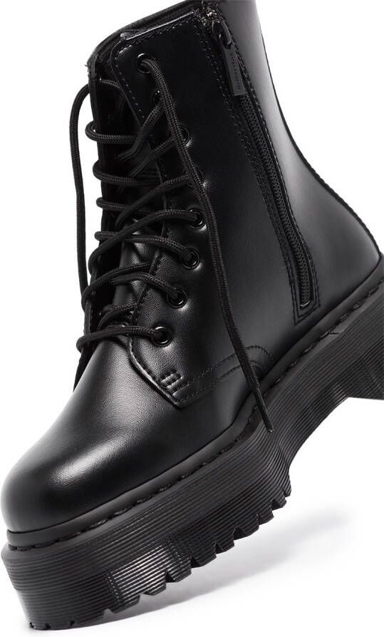 Dr. Martens Jadon II Mono laarzen met plateauzool Zwart