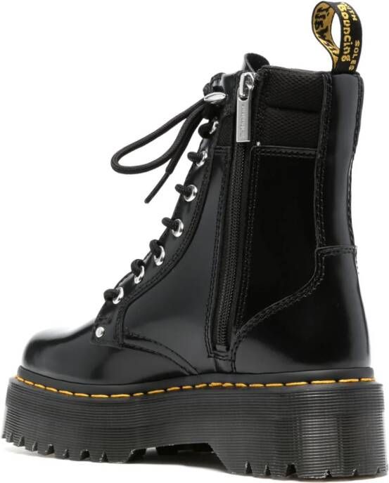 Dr. Martens Jadon leren combat boots Zwart