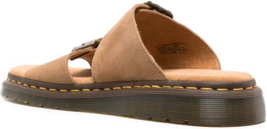 Dr. Martens Slippers met gesp Beige