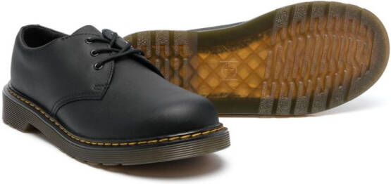 Dr. Martens Kids 1461 leren derby schoenen Zwart