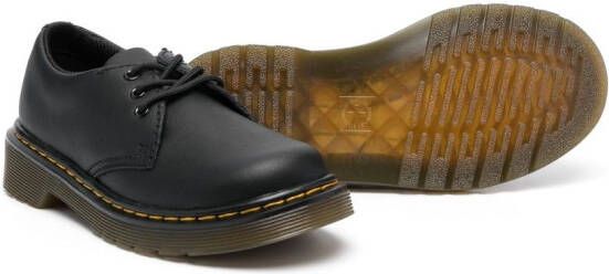 Dr. Martens Kids 1461 leren derby schoenen Zwart