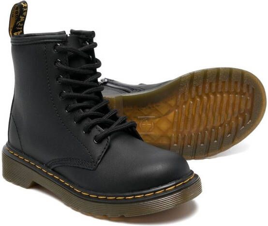 Dr. Martens Kids Pascal enkellaarzen met veters Zwart