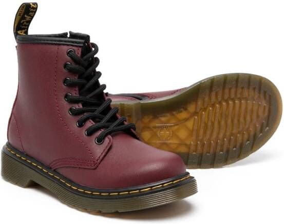 Dr. Martens Kids Pascal enkellaarzen Rood