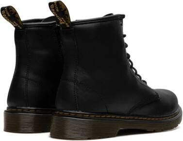 Dr. Martens Kids Softy T leren veterlaarzen Zwart