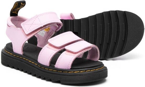 Dr. Martens Kids Sandalen met klittenband Roze