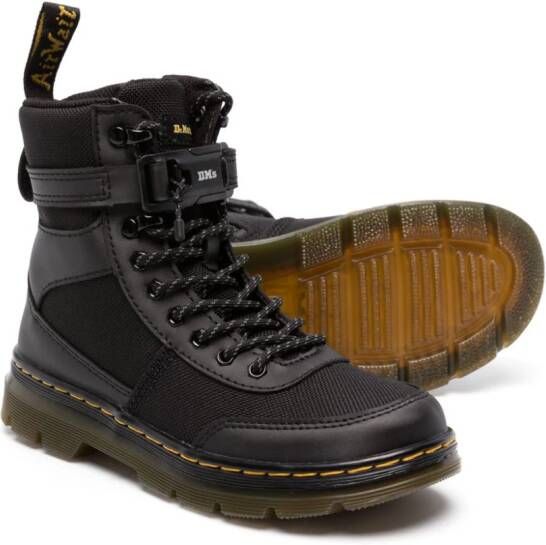 Dr. Martens Kids Veterlaarzen met rubberen zool Zwart