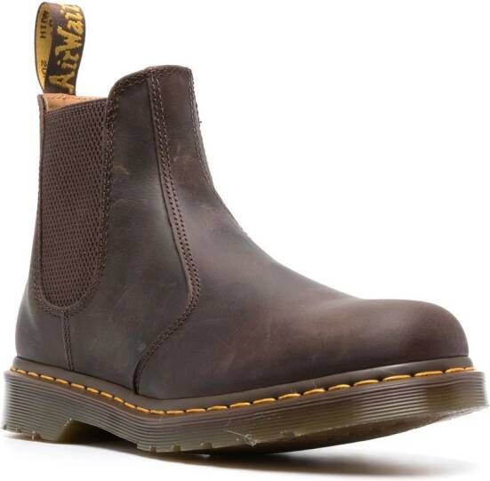 Dr. Martens Leren enkellaarzen Bruin