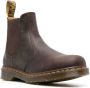 Dr. Martens Leren enkellaarzen Bruin - Thumbnail 2