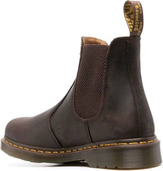 Dr. Martens Leren enkellaarzen Bruin