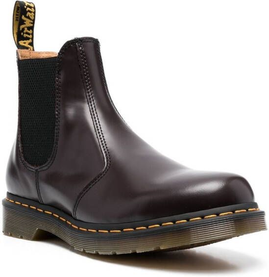 Dr. Martens Leren laarzen Rood