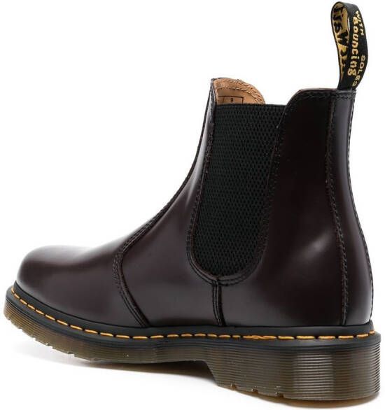 Dr. Martens Leren laarzen Rood