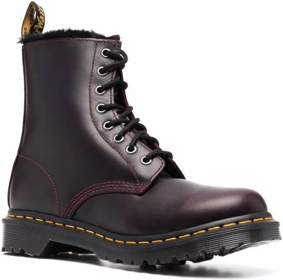 Dr. Martens Serena 1460 leren laarzen Rood