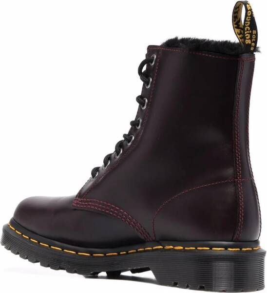 Dr. Martens Serena 1460 leren laarzen Rood