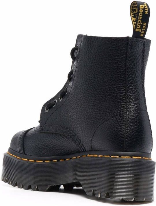 Dr. Martens Sinclair laarzen met plateauzool Zwart