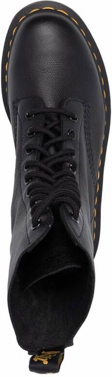 Dr. Martens Virginia leren laarzen Zwart