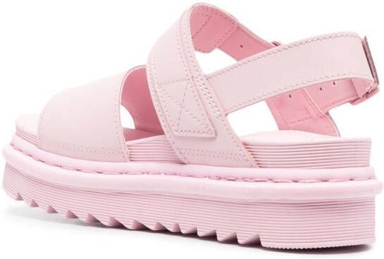 Dr. Martens Voss leren sandalen Roze