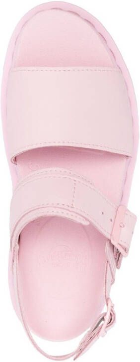 Dr. Martens Voss leren sandalen Roze