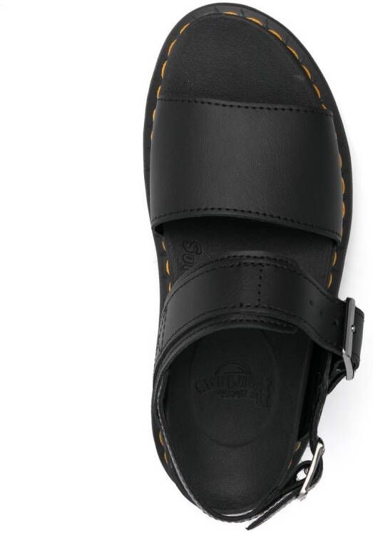 Dr. Martens Voss sandalen met plateauzool Zwart