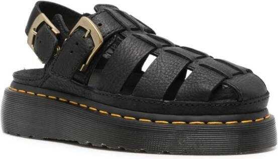 Dr. Martens Wrenlie gekooide sandalen Zwart