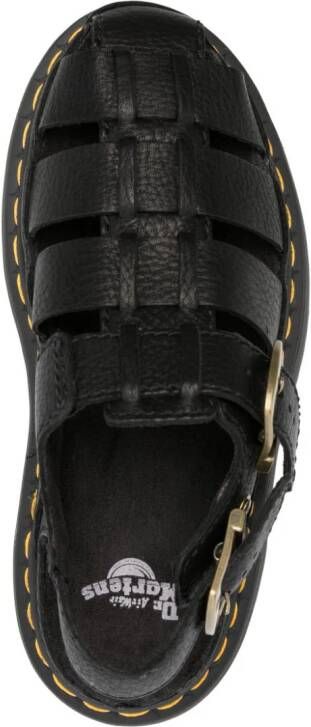 Dr. Martens Wrenlie gekooide sandalen Zwart