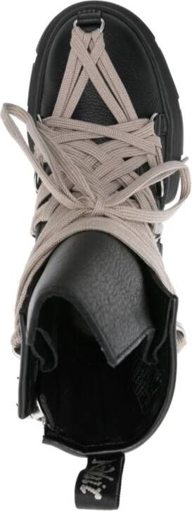 Rick Owens DRKSHDW x Rick Owens 1460 laarzen met plateauzool Zwart