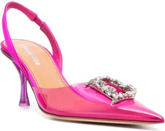 Dsquared2 Slingback pumps Roze