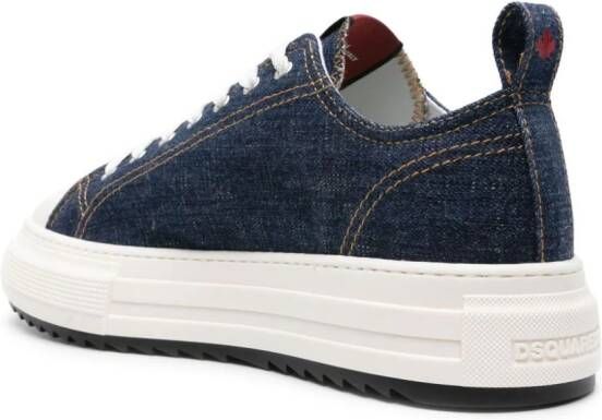 Dsquared2 Berlin denim sneakers Blauw