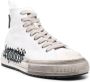 DSQUARED2 Berlin gerafelde sneakers Wit - Thumbnail 2