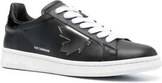 DSQUARED2 Boxer low-top sneakers Zwart