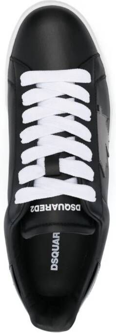 DSQUARED2 Boxer low-top sneakers Zwart
