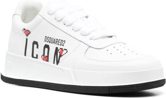 Dsquared2 Canadian Team low-top sneakers Wit