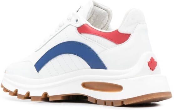 Dsquared2 Sneakers met colourblocking Wit